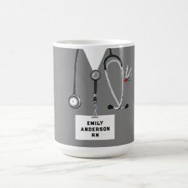 Caneca De Café Enfermeira Personalizada