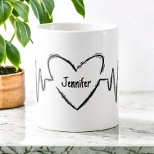 Enfermeira Personalizada Médico Batimento Cardíaco