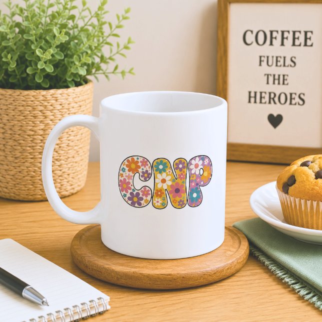 Caneca De Café Enfermeira Praticante Retrô  (Criador carregado)