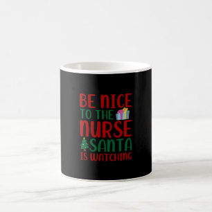 Caneca De Café Enfermeira, Presente, É Bom Enfermar Papais noeis.