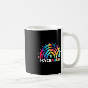 Caneca De Café Enfermeira Psych Tie Dye Enfermando Psiquiato de S
