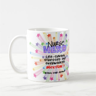 Caneca De Café Enfermeira Rockstar Mug