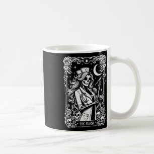 Caneca De Café Enfermeira Skeleton Tarot Card Enfermeira Enfermei