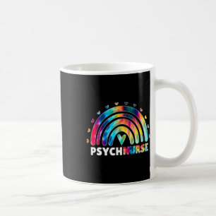Caneca De Café Enfermeira Tie Dye Enfermagem Saúde Mental Psiquia