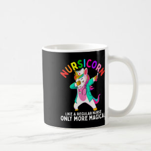 Caneca De Café Enfermeira Unicorn Enfermeira Engraçada Enfermeira
