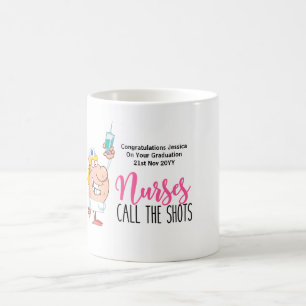 CANECA DE CAFÉ ENFERMEIRAS DE GRADUAÇÃO DE ENFERMEIRAS DIVERSAS C