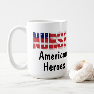 Caneca De Café Enfermeiras, Heróis Americanos