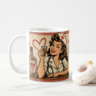 Caneca De Café Enfermeiras Precisam de Bebidas Também Enfermeira 