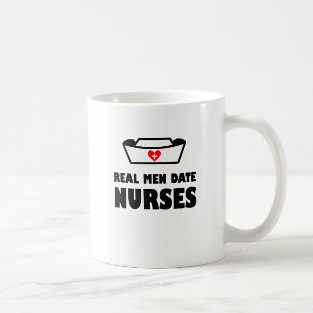 Caneca De Café Enfermeiras reais da data dos homens (Direita)