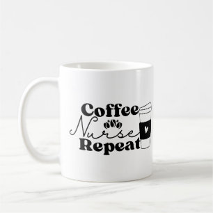 Caneca De Café Enfermeiro Café Repetir