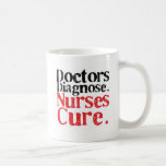 Caneca De Café Enfermeiro Cure<br><div class="desc">Enfermagem101... .Presentes para enfermeiras</div>