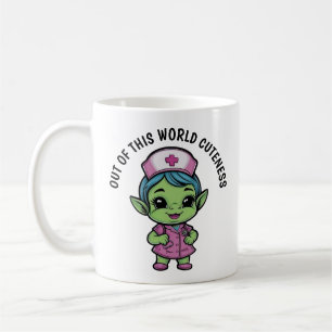Caneca De Café Enfermeiro de Alienígena