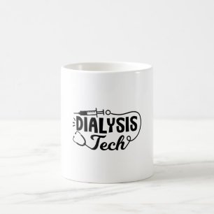 Caneca De Café Enfermeiro de Diálise Técnica da Diálise Enfermeir