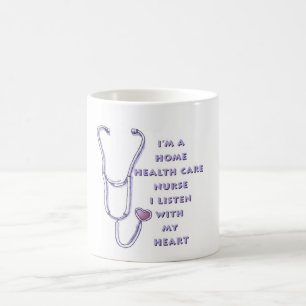 Caneca De Café Enfermeiro de Saúde Doméstico