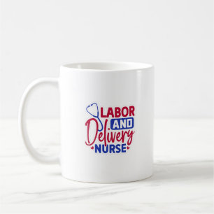 Caneca De Café Enfermeiro de Trabalho e Entrega   Cinzas   Faísc