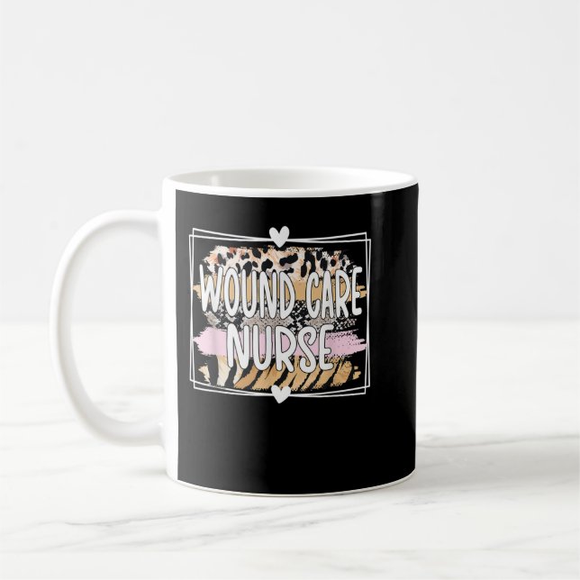 Caneca De Café Enfermeiro de Wound Apreciação Wound Cuidando Enfe (Esquerda)