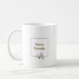 Caneca De Café Enfermeiro Médico Estetoscópio