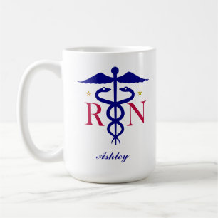 Caneca De Café Enfermeiro Registrado De Mug (Personalize-O)