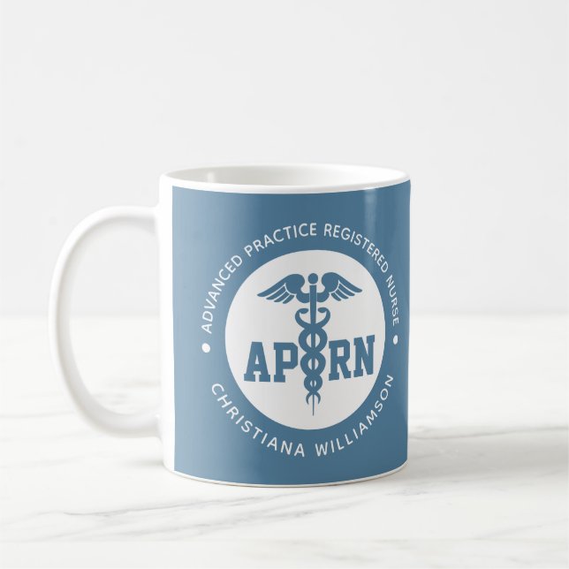 Caneca De Café Enfermeiro Registrado de Prática Avançada APRN Per (Esquerda)