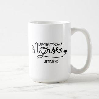 Caneca De Café Enfermeiro Registrado Stethoscope Coffee Mug