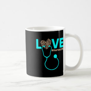 Caneca De Café Enfermeiro Rn Lpn Cna Healthcare Leopard Nurse Wee