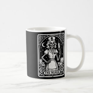 Caneca De Café Enfermeiro Skeleton Tarot Card Enfermeiro Rn Lpn
