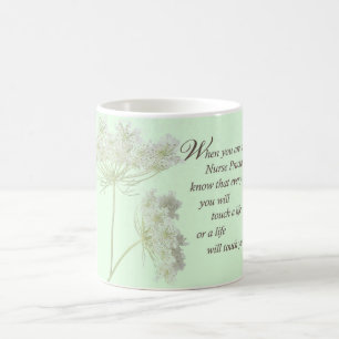 Caneca De Café Enfermeiro Touch Vive flor selvagem