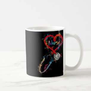 Caneca De Café Enfermeiro Watercol Enfermeiro Life Enfermeiro Sem