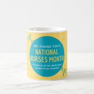 Caneca De Café Enfermeiros Nacionais Mês