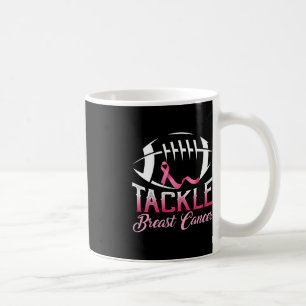 Caneca De Café Enfrentar a Consciência do Cancer da Mama Futebol