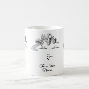 Caneca De Café Enfrentem A Música Mug