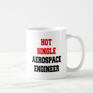 Caneca De Café Engenheiro Aeroespacial de Solteiro Quente