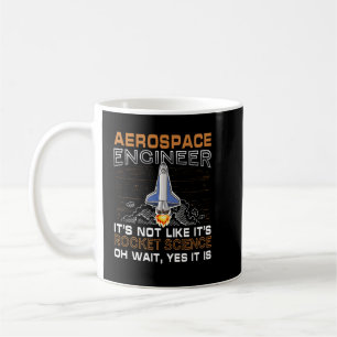 Caneca De Café Engenheiro Aeroespacial legal Para Mulheres Homens