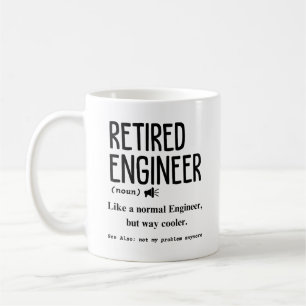 Caneca De Café Engenheiro aposentado