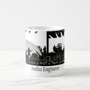 Caneca De Café Engenheiro audio - "não um problema da tecnologia