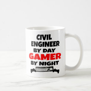 Caneca De Café Engenheiro Civil Ama Jogar Video Games