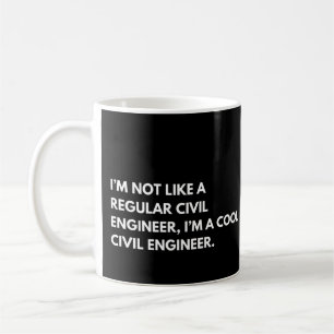 Caneca De Café Engenheiro Civil Dito Divertido