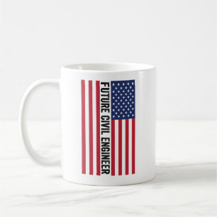Caneca De Café Engenheiro Civil Futuro