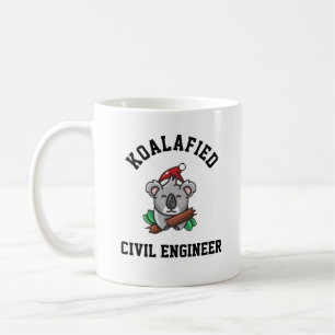 Caneca De Café Engenheiro Civil Koalafied
