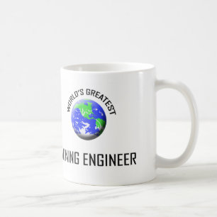 Caneca De Café Engenheiro de mineração do mundo o grande