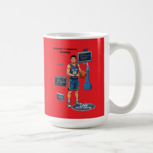 Caneca De Café Engenheiro de Software Chinês Jogando Basquete URM