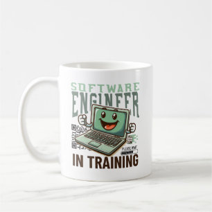 Caneca De Café engenheiro de software em treinamento