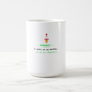 Caneca De Café Engenheiro de Software Engraçado Enviando-o