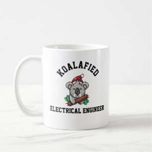 Caneca De Café Engenheiro Elétrico Koalificado