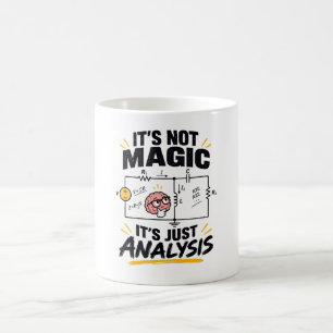 Caneca De Café Engenheiro Elétrico Não é Magia - Apenas Análise