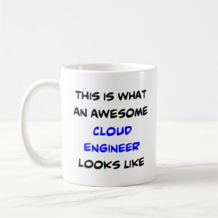 Caneca De Café engenheiro em nuvem, incrível