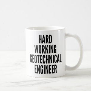 Caneca De Café Engenheiro Geotécnico Trabalhador