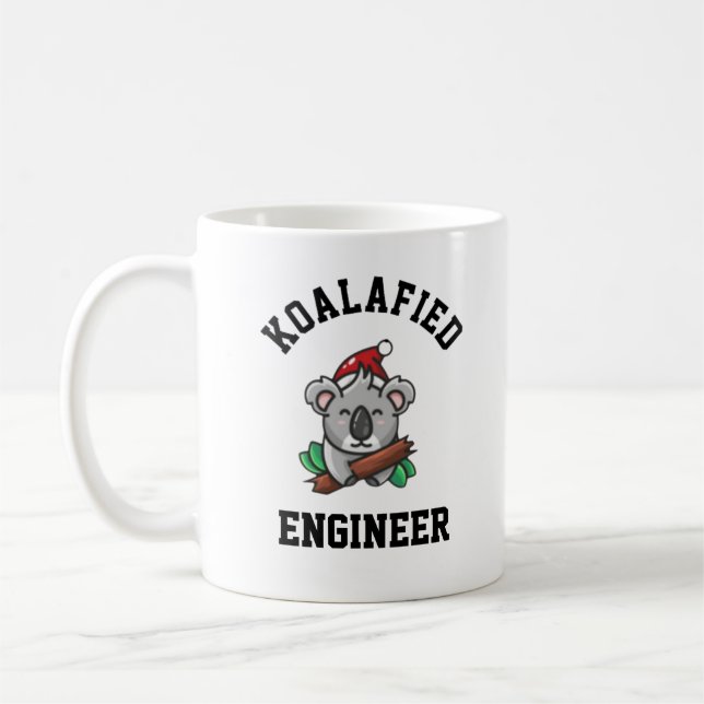 Caneca De Café Engenheiro Koalafied (Esquerda)