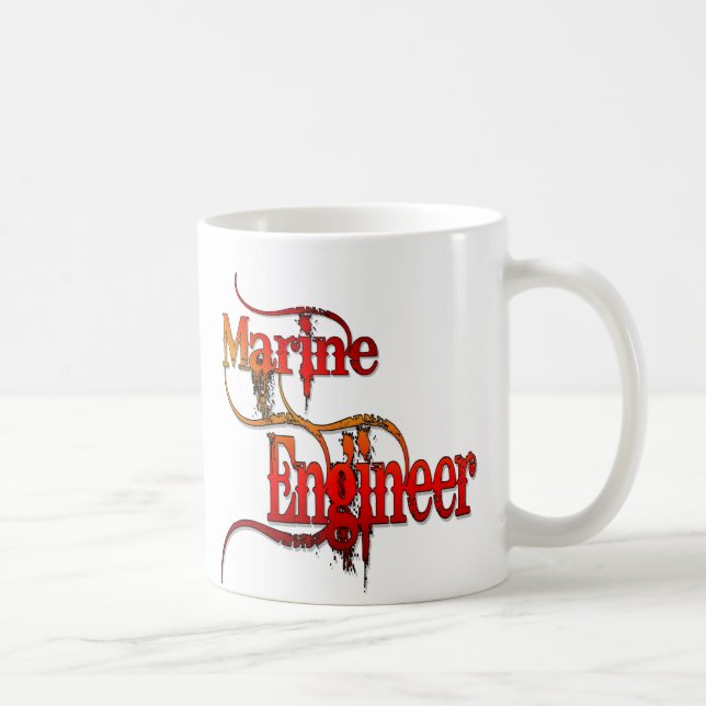 Caneca De Café Engenheiro marinho (Direita)