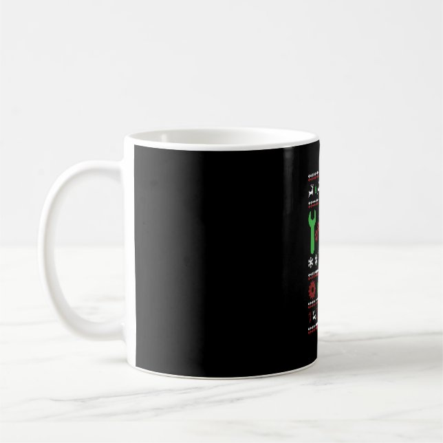Caneca De Café Engenheiro mecânico (Esquerda)